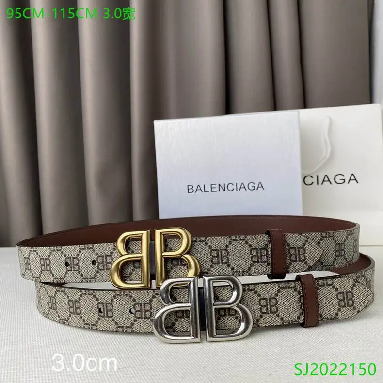 Balenciaga belt 30mmX95-115cm 7D08
